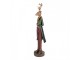 Vánoční dekorace figurka jelení muž se stromečkem - 9*9*37 cm Clayre & Eef