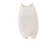 Bílá antik dřevěná dekorace kočička Rustic Cat L - 8*6*14 cm Clayre & Eef