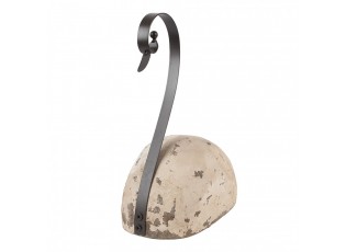 Bílá antik dřevěná dekorace Labuť Swan Rustic L - 25*11*27 cm
