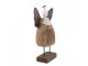 Dekorace dřevěná figurka anděl Angel Rustic L - 20*6*25 cm Clayre & Eef