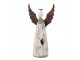 Dekorace dřevěná figurka anděl se srdíčkem Angel Rustic M - 9*14*18 cm Clayre & Eef