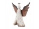 Dekorace dřevěná figurka anděl Angel Rustic M - 14*4*15 cm Clayre & Eef