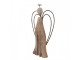 Dekorace dřevěná figurka anděl Angel Rustic L - 14*4*26 cm Clayre & Eef