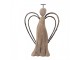 Hnědá dekorace dřevěná figurka anděl Angel Rustic M - 12*3*18 cm Clayre & Eef