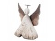 Dekorace dřevěná figurka anděl Angel Rustic S - 8*3*9 cm Clayre & Eef