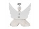 Dekorace dřevěná figurka anděl Angel Rustic S - 8*3*9 cm Clayre & Eef