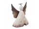 Dekorace dřevěná figurka anděl Angel Rustic S - 8*3*9 cm Clayre & Eef