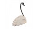 Bílá antik dřevěná dekorace Labuť Swan Rustic M - 17*8*19 cm Clayre & Eef