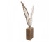 Bílá antik andělská křídla se srdcem na podstavci Angel Rustic - 26*5*33 cm Clayre & Eef