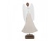 Dřevěná dekorace anděl s hvězdičkou Angel Brocante - 19*6*42 cm Clayre & Eef