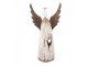 Dekorace dřevěná figurka anděl se srdíčkem Angel Rustic L - 14*5*26 cm Clayre & Eef