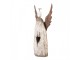 Dekorace dřevěná figurka anděl se srdíčkem Angel Rustic L - 14*5*26 cm Clayre & Eef
