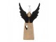 Dekorace dřevěná figurka anděl se srdíčkem Angel Rustic L - 14*5*26 cm Clayre & Eef