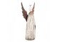 Dekorace dřevěná figurka anděl se srdíčkem Angel Rustic L - 14*5*26 cm Clayre & Eef