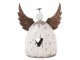 Dekorace dřevěná figurka anděl se srdíčkem Angel Rustic L - 19*6*21 cm Clayre & Eef