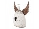 Dekorace dřevěná figurka anděl se srdíčkem Angel Rustic L - 19*6*21 cm Clayre & Eef