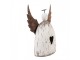 Dekorace dřevěná figurka anděl se srdíčkem Angel Rustic L - 19*6*21 cm Clayre & Eef