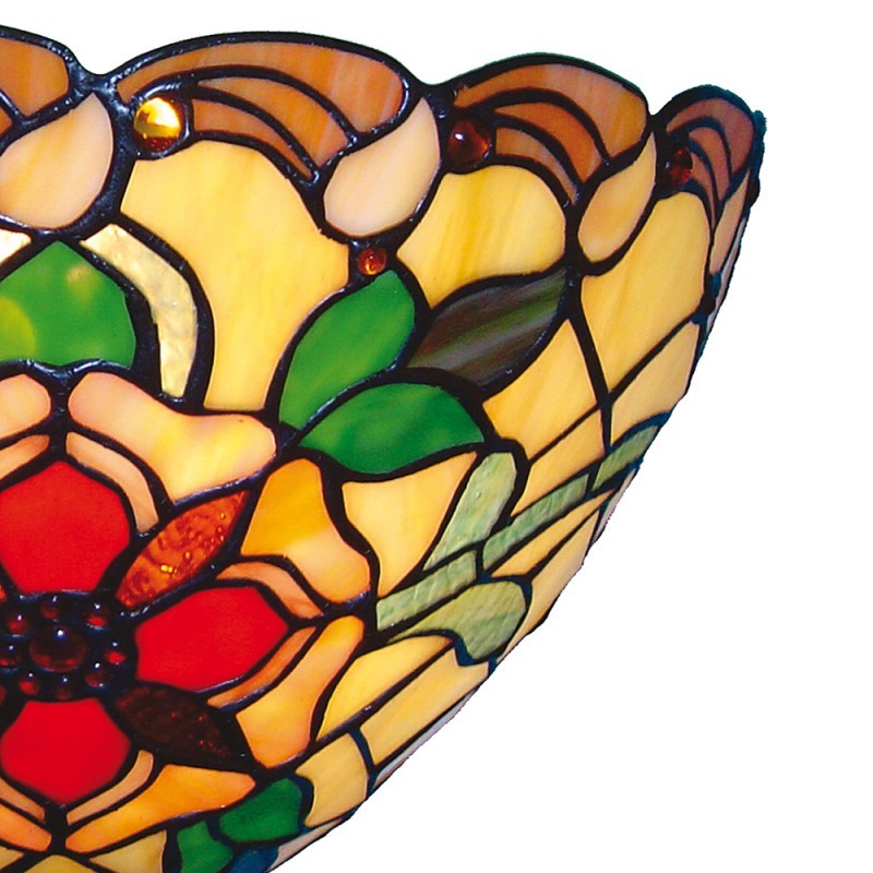 Nástěnná lampa Tiffany Rosemonde - 30*15*20 cm 1x E14 / Max 40W