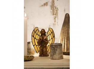 Dekorativní lampa Tiffany anděl - 20*18 cm 1x E14 / Max 40W