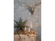 Mosazná antik nástěnná dekorace hlava Jelen Deer - 50*19*40 cm Chic Antique