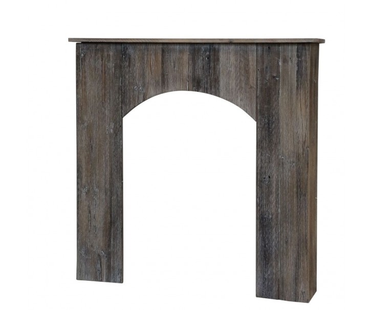 Hnědá antik dekorativní krbová římsa Grimaud - 100*20*95cm Chic Antique