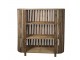 Hnědá antik dřevěná komoda z recyklovaného dřeva Grimaud - 116*37*115 cm Chic Antique