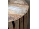 Hnědá antik dřevěná komoda z recyklovaného dřeva Grimaud - 116*37*115 cm Chic Antique