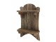 Hnědá antik dřevěná polička Grimaud Unit - 41*15*67 cm Chic Antique