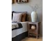 Hnědý antik dřevěný noční stolek Grimaud Unit - 44*37*63cm Chic Antique