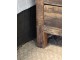 Hnědý antik dřevěný noční stolek Grimaud Unit - 44*37*63cm Chic Antique