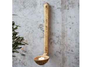 Přírodní dřevěný nástěnný svícen Grimaud Unit - 10*16*37 cm