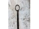 Černý antik kovový nástěnný svícen Grimaud - 8*24 cm Chic Antique