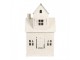 Béžový antik kovový svícen domek Vintage House - 18*14*31 cm Clayre & Eef