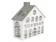 Bílý antik kovový svícen domek Vintage House - 34*16*34 cm Clayre & Eef
