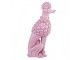 Růžová dekorace figurka pudl Poodle - 13*17*33 cm Clayre & Eef