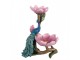 Decorative Bowl Peacock 18x12x24 Cm Blue Plastic - 18.0 cm Clayre & Eef