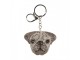 Keychain Dog 7x2x12 Cm Silver Colored Synthetic - 7*2*12 cm Clayre & Eef