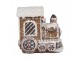 Vánoční dekorace perníková mašinka Gingerbread Train - 5*3*5 cm Clayre & Eef