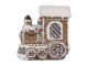 Vánoční dekorace perníková mašinka Gingerbread Train - 5*3*5 cm Clayre & Eef