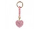 Keychain Heart 4x3x13 Cm Pink Plastic - 4*3*13 cm Clayre & Eef
