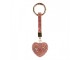Keychain Heart 4x3x13 Cm Red Plastic - 4*3*13 cm Clayre & Eef