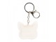 Keychain Cat 6x2x11 Cm Silver Colored Synthetic - 6*2*11 cm Clayre & Eef