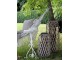 Krémové antik kovové závěsné krmítko pro ptáčky Joel - 25*43 cm Chic Antique