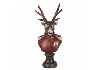 Vánoční dekorace busta jelen Deer - 12*10*27 cm