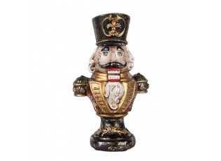 Vánoční dekorace busta Louskáček - 9*6*15 cm
