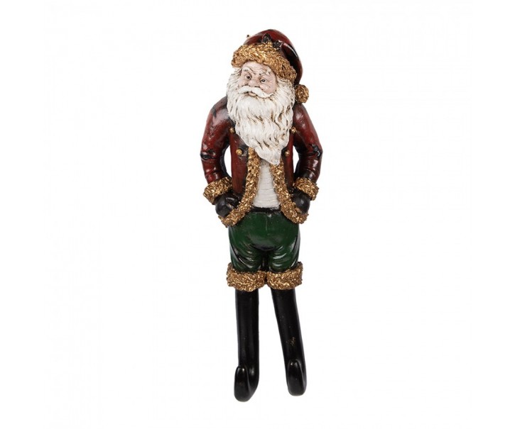 Vánoční dekorace figurka Santa Claus - 13*7*39 cm Clayre & Eef