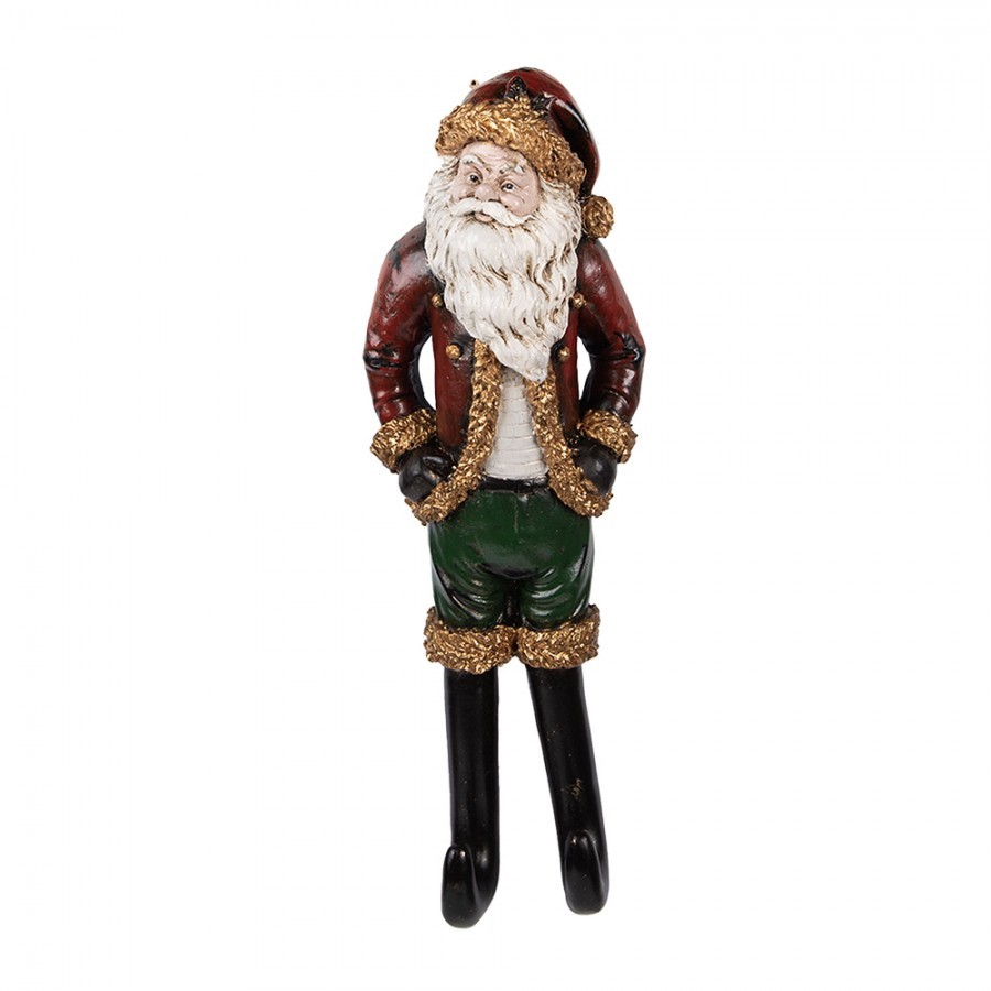Vánoční dekorace figurka Santa Claus - 13*7*39 cm