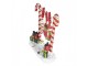Christmas Decoration Figurine Candy Cane 32x10x25 Cm Red Plastic - 32.0 cm Clayre & Eef