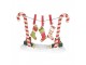 Christmas Decoration Figurine Candy Cane 32x10x25 Cm Red Plastic - 32.0 cm Clayre & Eef