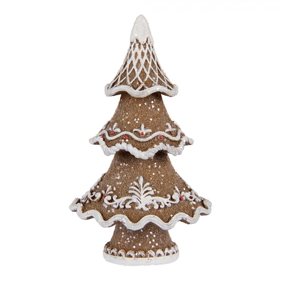 Dekorace vánoční perníkový stromek Gingerbread Tree - 7*5*11 cm 